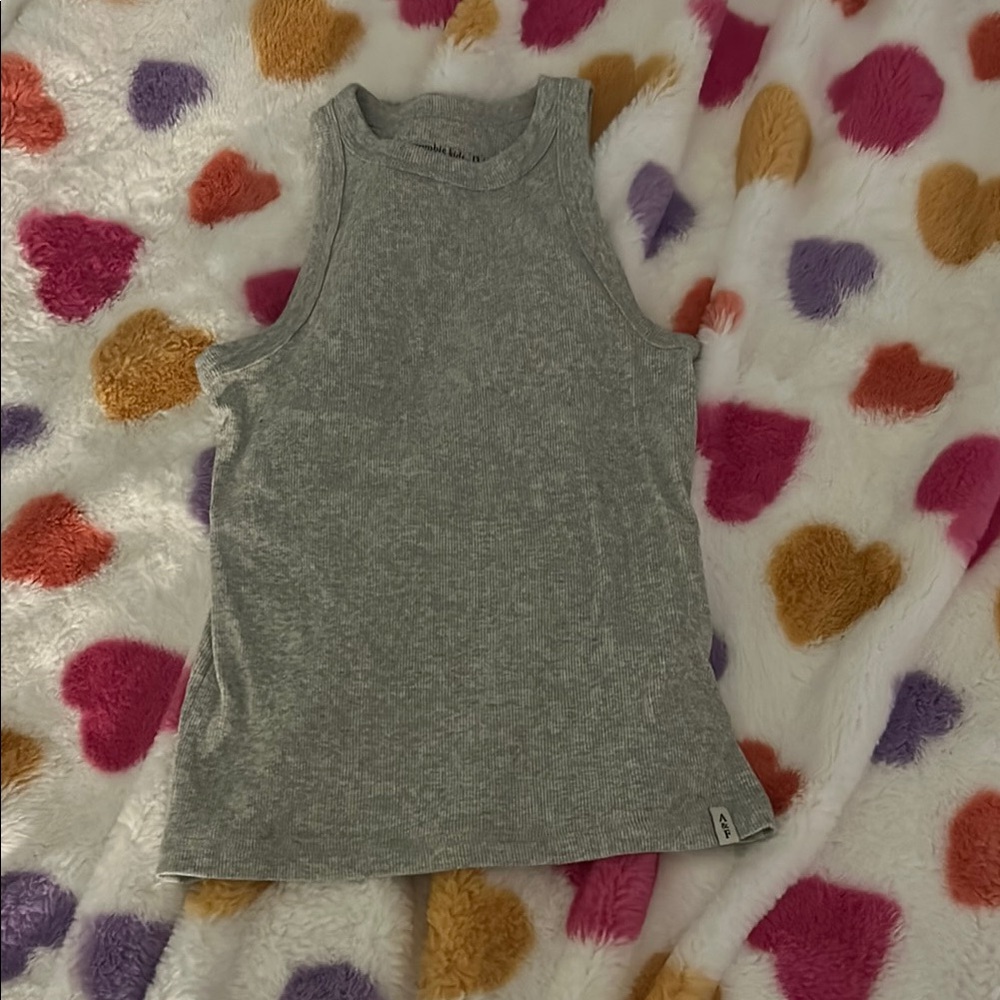 Gray Sleeveless Top